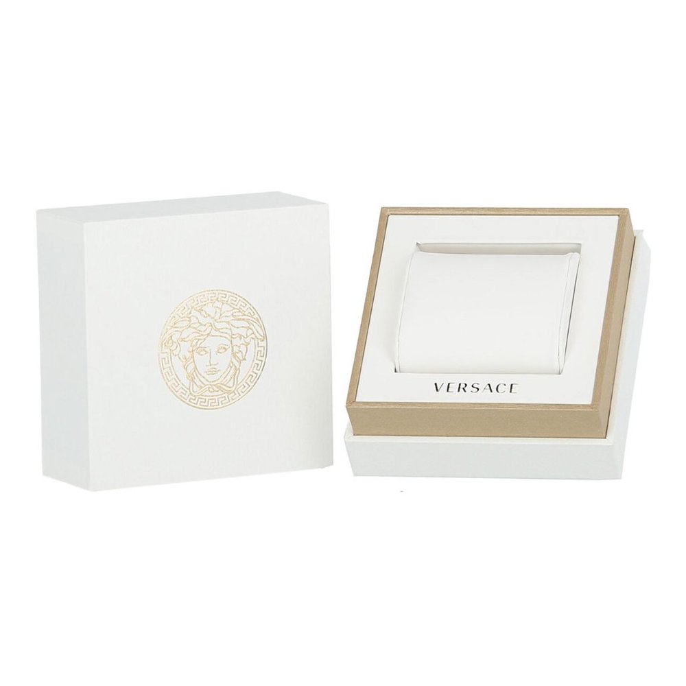 Versace Men's 43mm Black Strap Watch! New with box - Picture 4 of 4